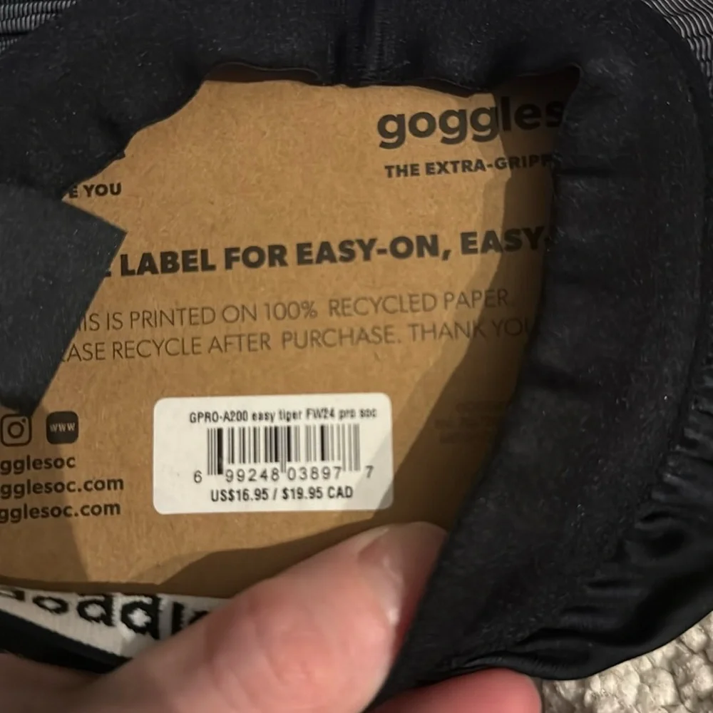 Gogglesoc new with tags tiger print